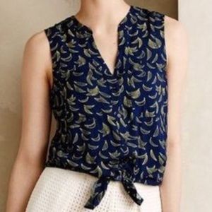 Anthropologie maeve banana shirt